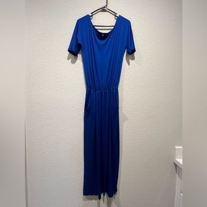 Dark blue maxi dress